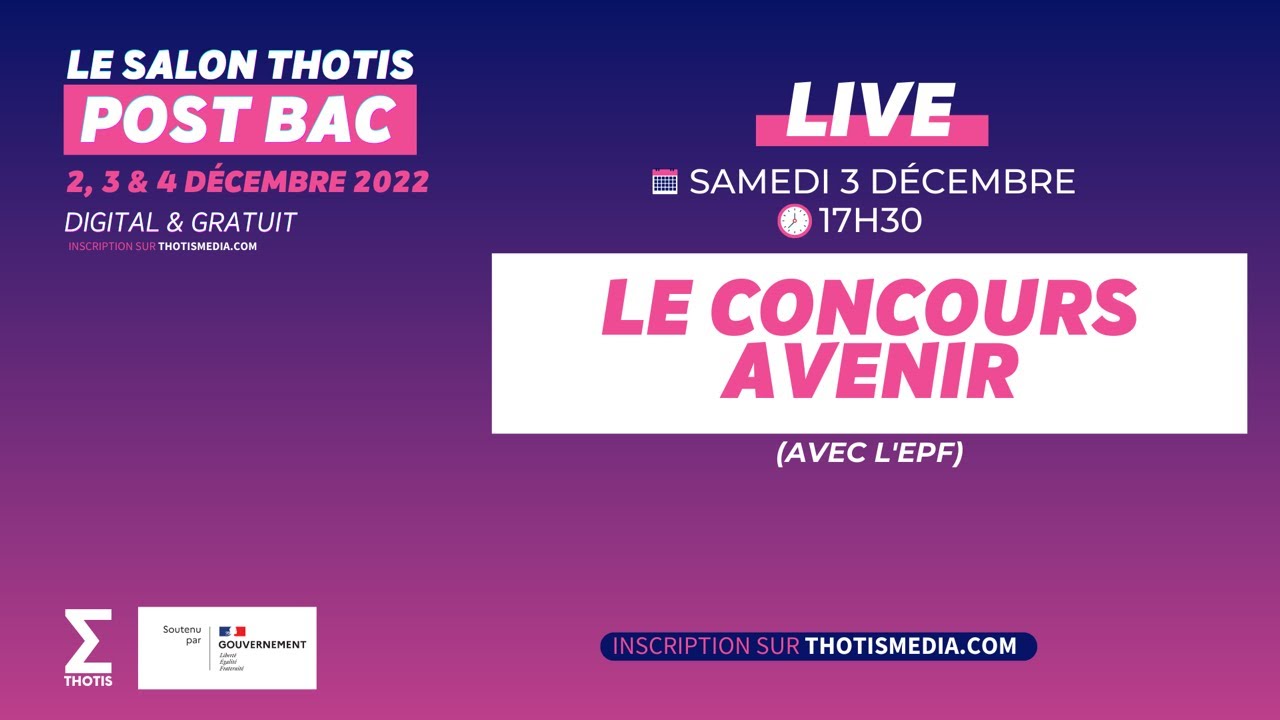Le Concours Avenir (avec l'EPF) - Thotis