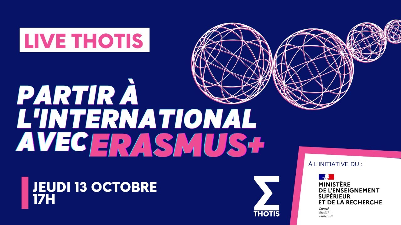 Partir à l'international avec Erasmus+   - Thotis