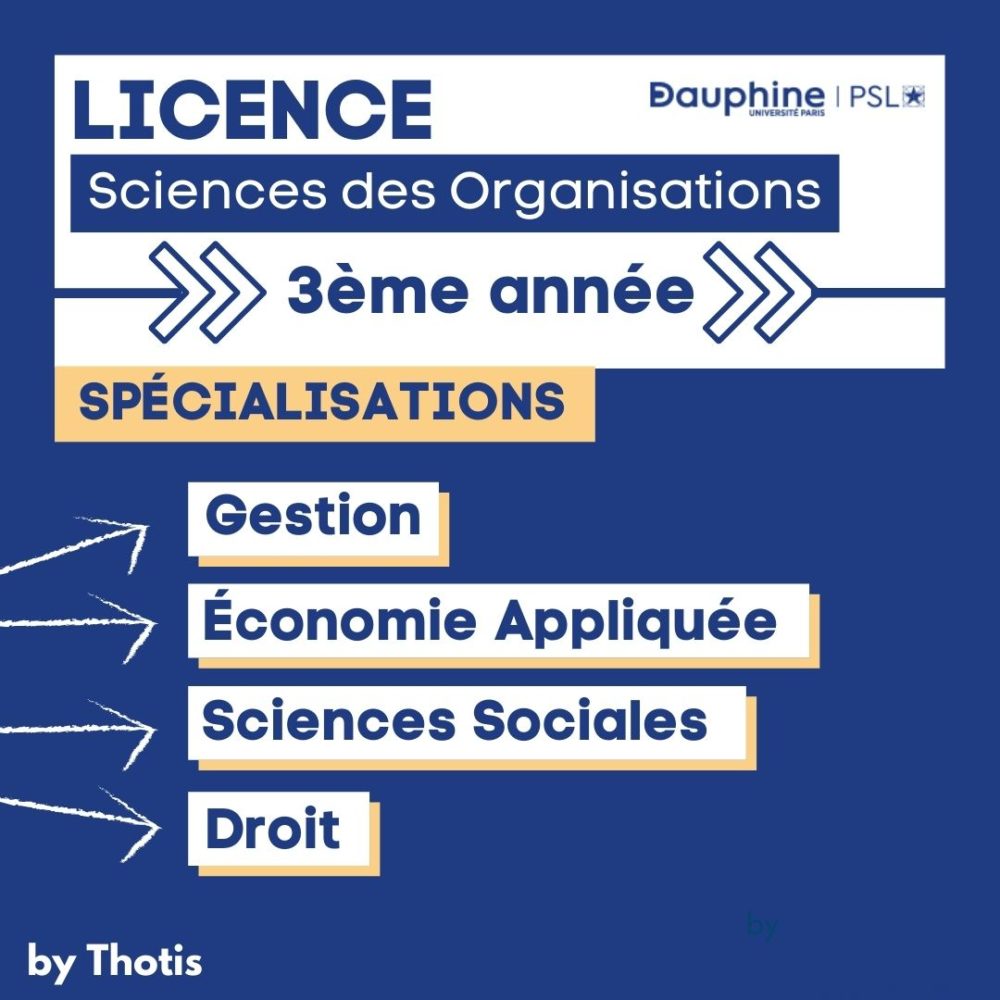 Licence Sciences des Organisations