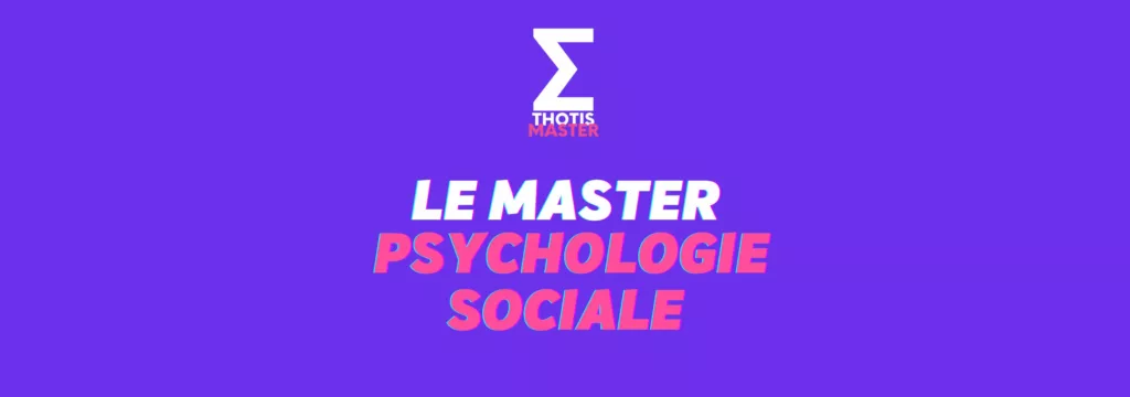 Master Psychologie Sociale