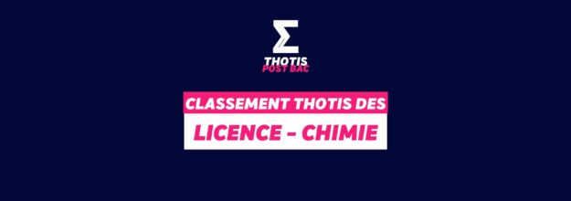 Classement Thotis - Licence Chimie