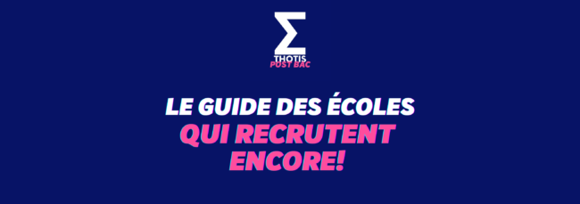 Guide des écoles qui recrutent encore