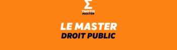 LE MASTER DROIT PUBLIC