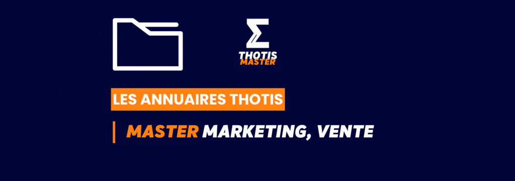 MASTER_Marketing, vente_Annuaire_Thotis