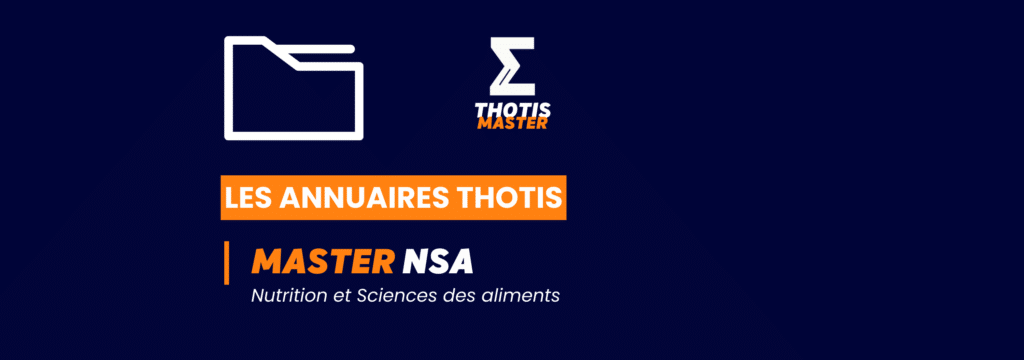 MASTER_Nutrition et Sciences des aliments_Annuaire_Thotis