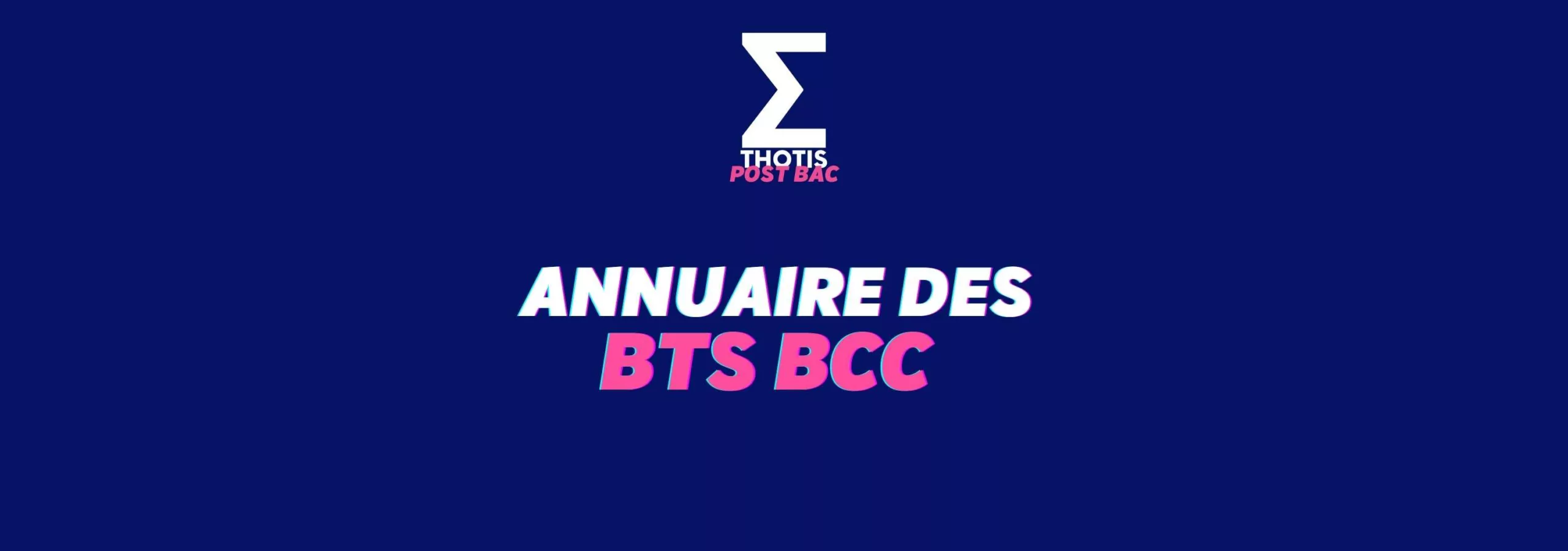 Annuaire des BTS BCC
