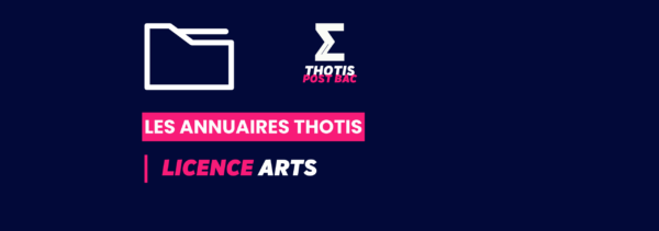 Annuaire Thotis - Licence Arts