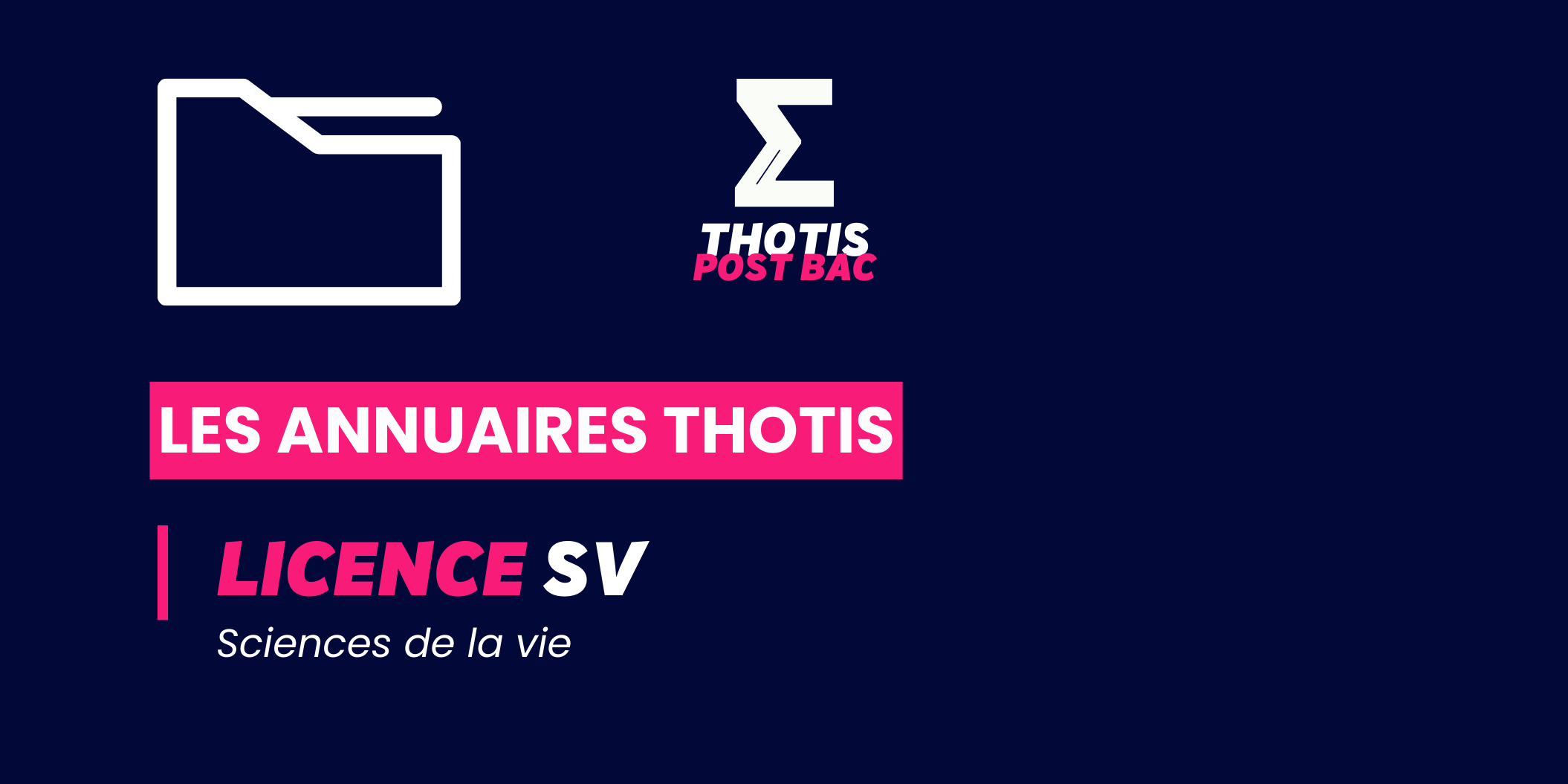 Liste Des Licences Sciences De La Vie – Annuaire Parcoursup 2024 - Thotis