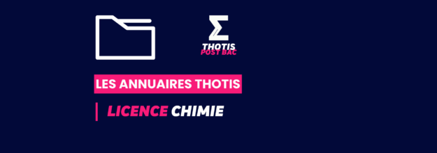 Annuaire Thotis - Licence Chimie
