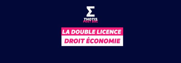 Double licence Droit Économie
