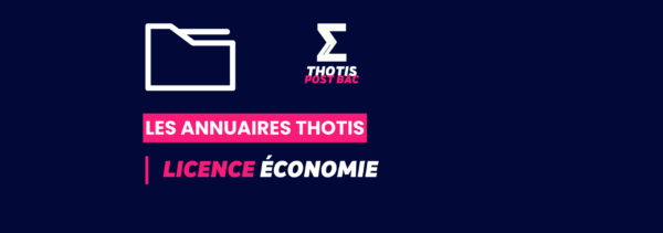 Annuaires Thotis - Licence Economie
