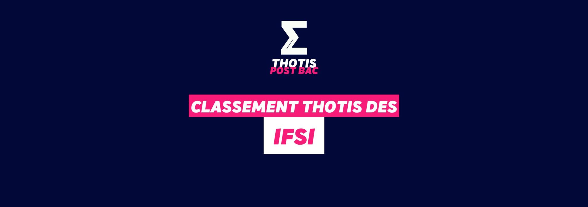 Classement des IFSI (Institut F. Soins Infirmiers) en 2026 Thotis — free download