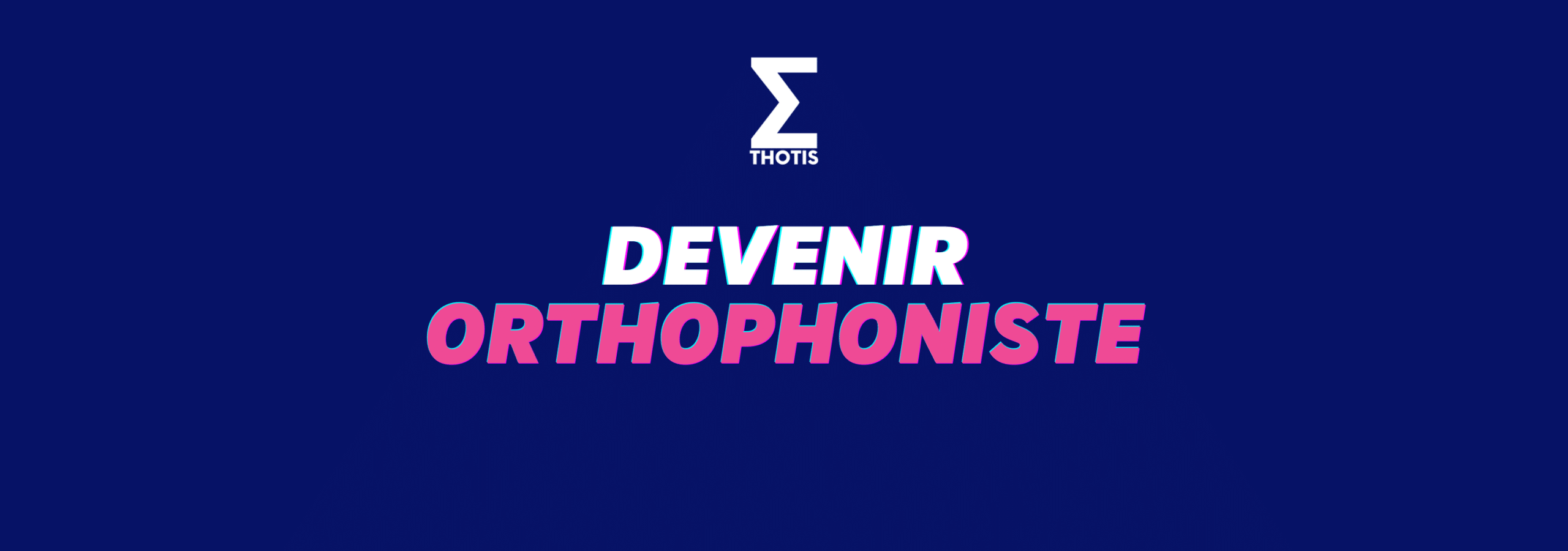Devenir orthophoniste formation, admission, débouchés Thotis