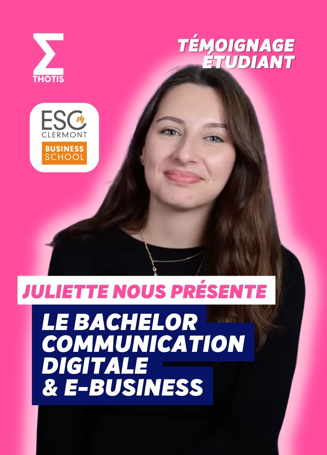 Bachelor communication digitale e-business esc Clermont