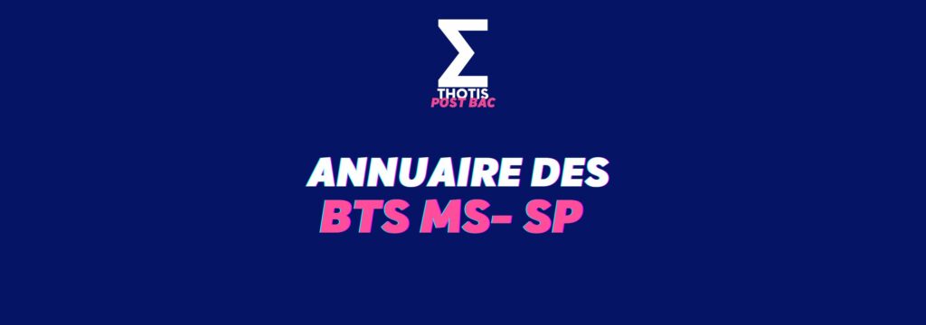 Annuaire des BTS MS - SP