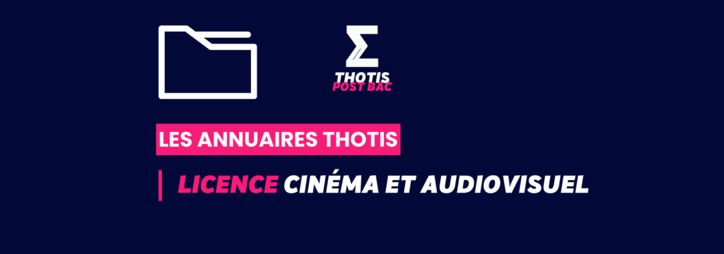 LICENCE_ Cinéma et Audiovisuel_Annuaire_Thotis