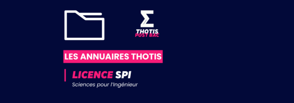 Annuaire Thotis - Licence SPI