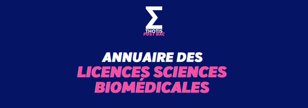 Annuaire des licences Sciences biomédicales