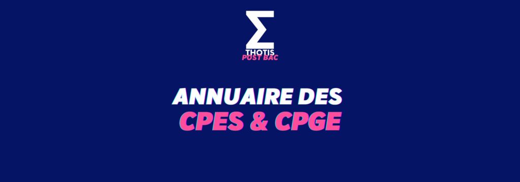 Annuaire des CPES & CPGE