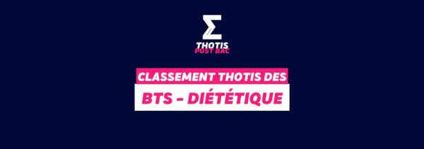 Classement BTS – diététique Classement BTS diététique