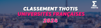 Classement Thotis des universités françaises 2024