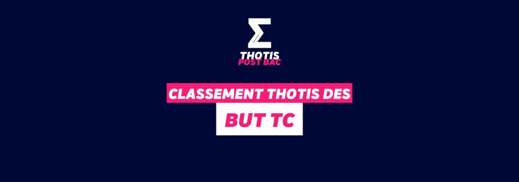 Classement BUT TC 2025