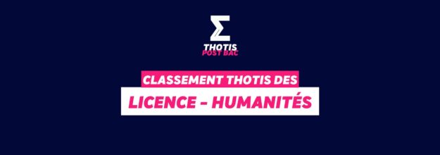 Classement Thotis des Licences Humanités