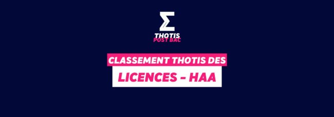 Classement licence HAA