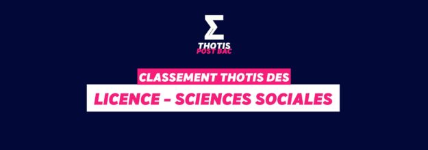Classement Thotis - Licence Sciences sociales