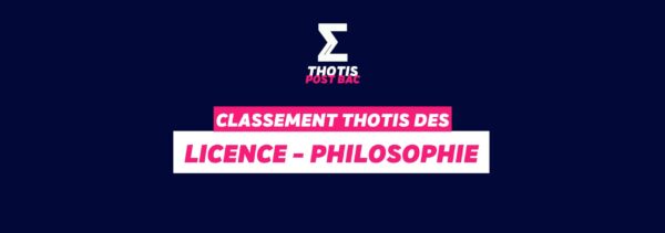 Classement Thotis - Licence Philosophie