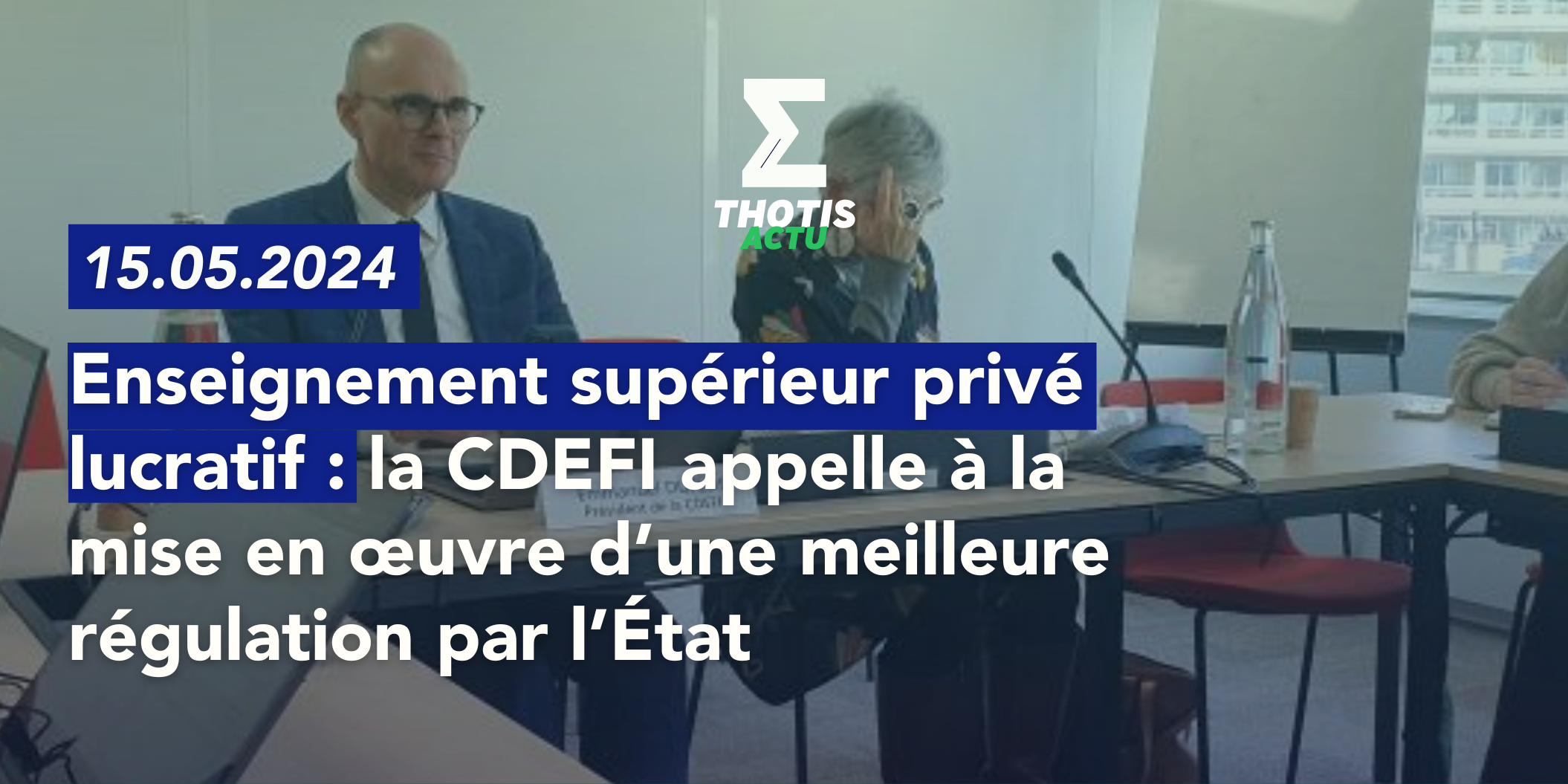 Enseignement supérieur privé lucratif la CDEFI appelle à la mise en œuvre d’une meilleure