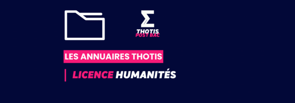 Annuaire Thotis - Licence Humanités