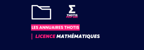 Annuaire Thotis - Licence Mathématiques