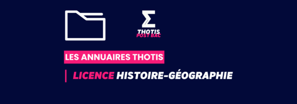 Annuaire Thotis - Licence Histoire/Géographie