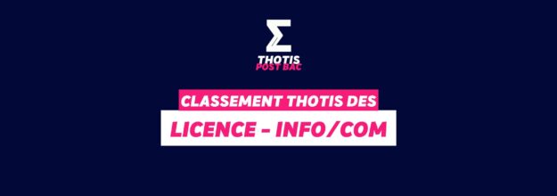 Classement Thotis- licence Info-com