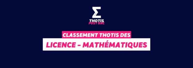 Classement Thotis - Licence Mathématiques