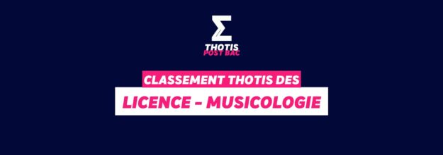 Classement Thotis - Licence Musicologie