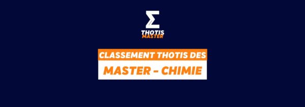 Classement Master Chimie