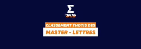 Classement Master – Lettres Classement Master Lettres
