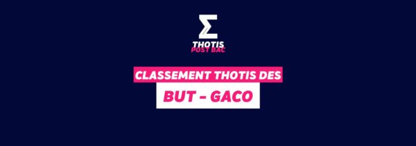 Classement BUT GACO