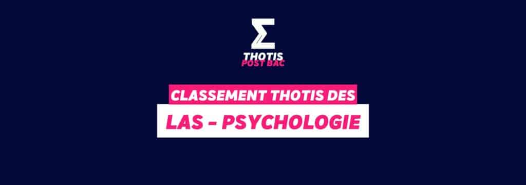 Classement Thotis - LAS Psychologie