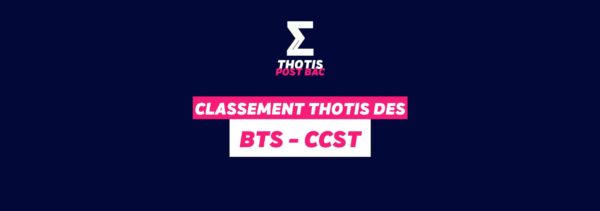 Classement BTS - Conseil et commercialisation de solutions techniques