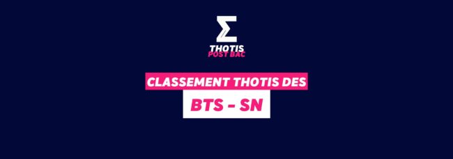 Classement BTS – SN