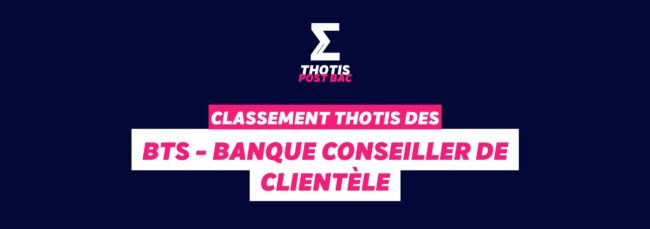 Classement BTS – banque,