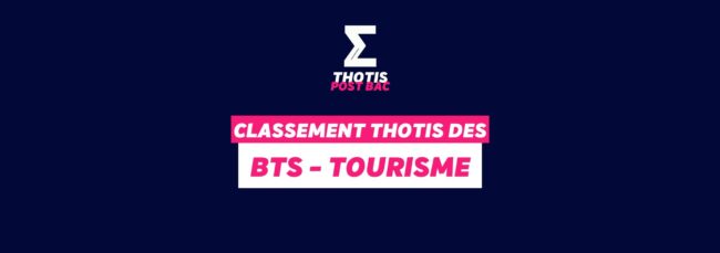 Classement BTS – tourisme