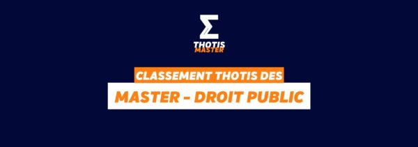 Classement Master Droit Public