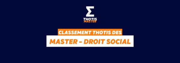 Classement Master Droit Social