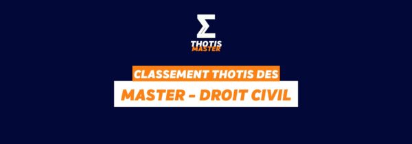 Classement Master Droit civil