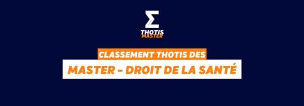 Classement Master Droit de la santé