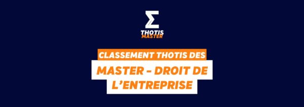 Classement Master Droit de l'entreprise